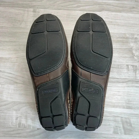 Rockport Washable Footwear Brown Slip On Comfort Leather Loafer Men’s size 11 - Picture 5 of 11
